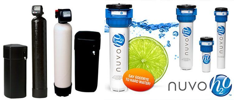 Professional Plumbing & Design offers water softeners from top manufacturers like nuvo h2o.
